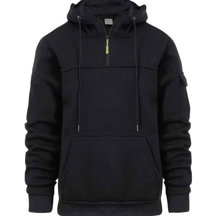 Men's hooded sweatshirt with practical pockets from Lisslune