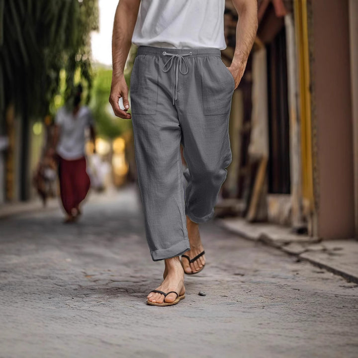 Men's airy linen pants Lisslune