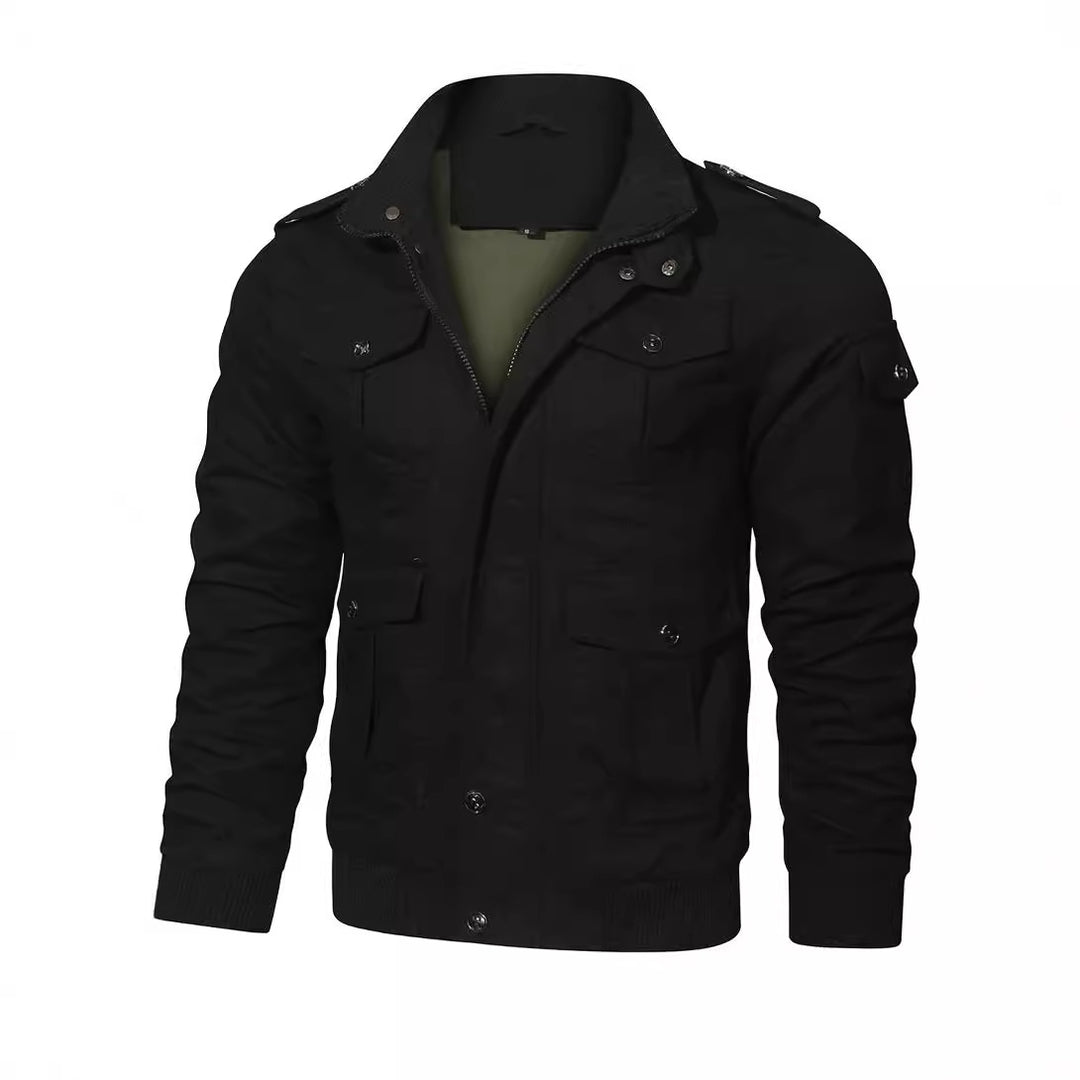 Men's Fashionable Utility Jacket with Practical Pockets Lisslune