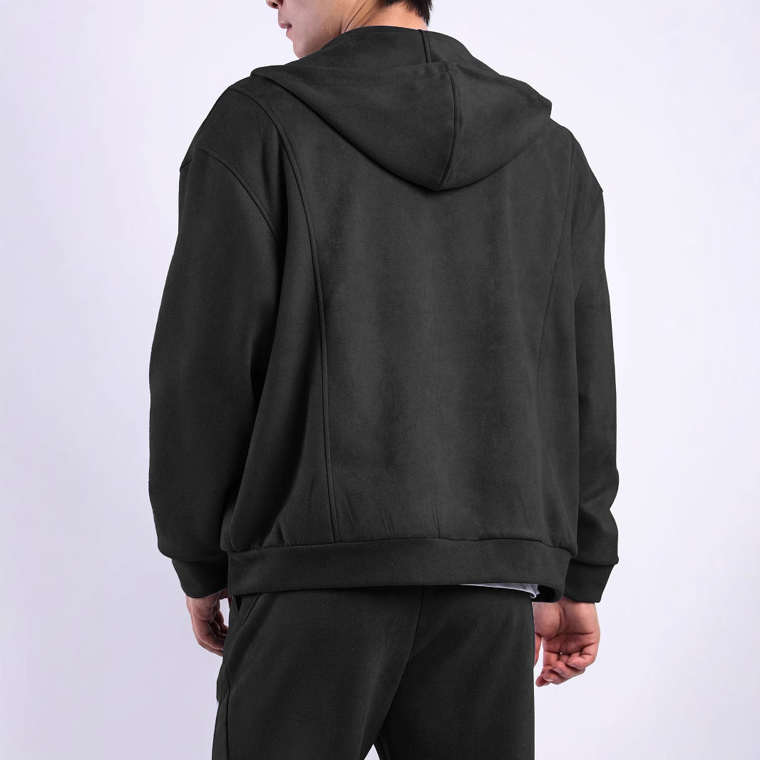 Men's fleece jacket with ergonomic cut and practical pockets Lisslune