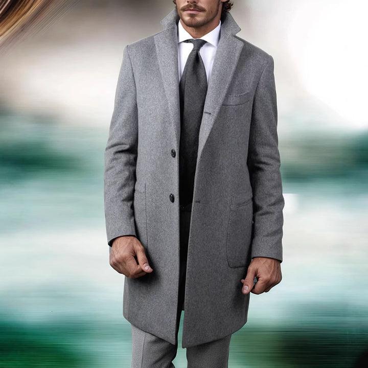 Men's elegant cotton trench coat with stylish pockets and modern cut Lisslune