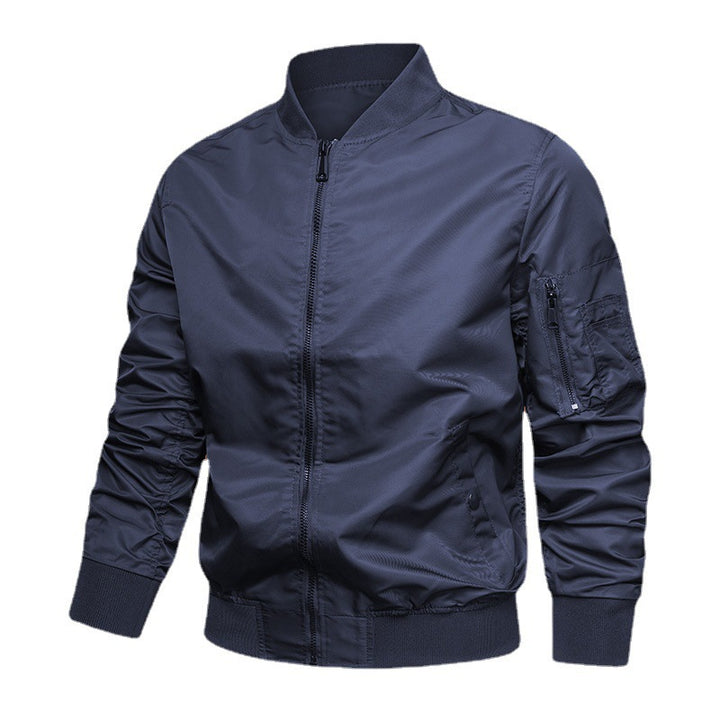 Men's fashionable bomber jacket with practical zip pockets Lisslune