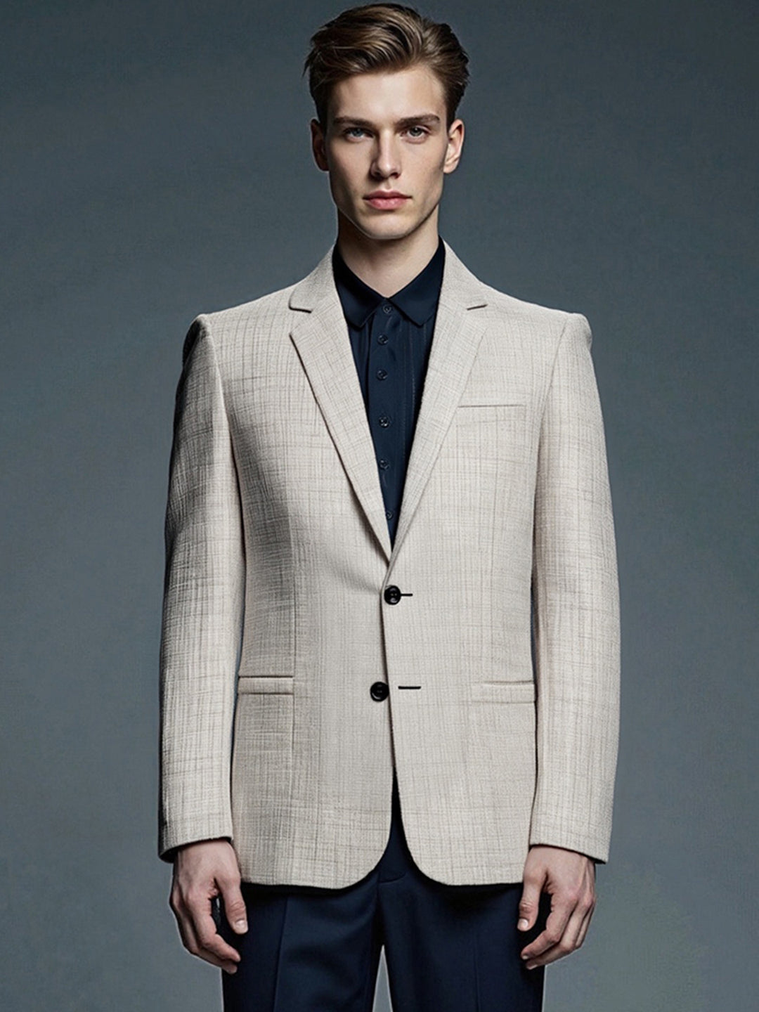 Men's elegant structured suit jacket Lisslune