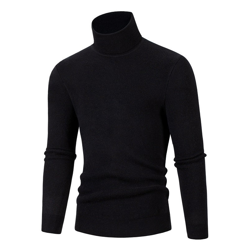 Men's turtleneck sweater made of soft material Lisslune