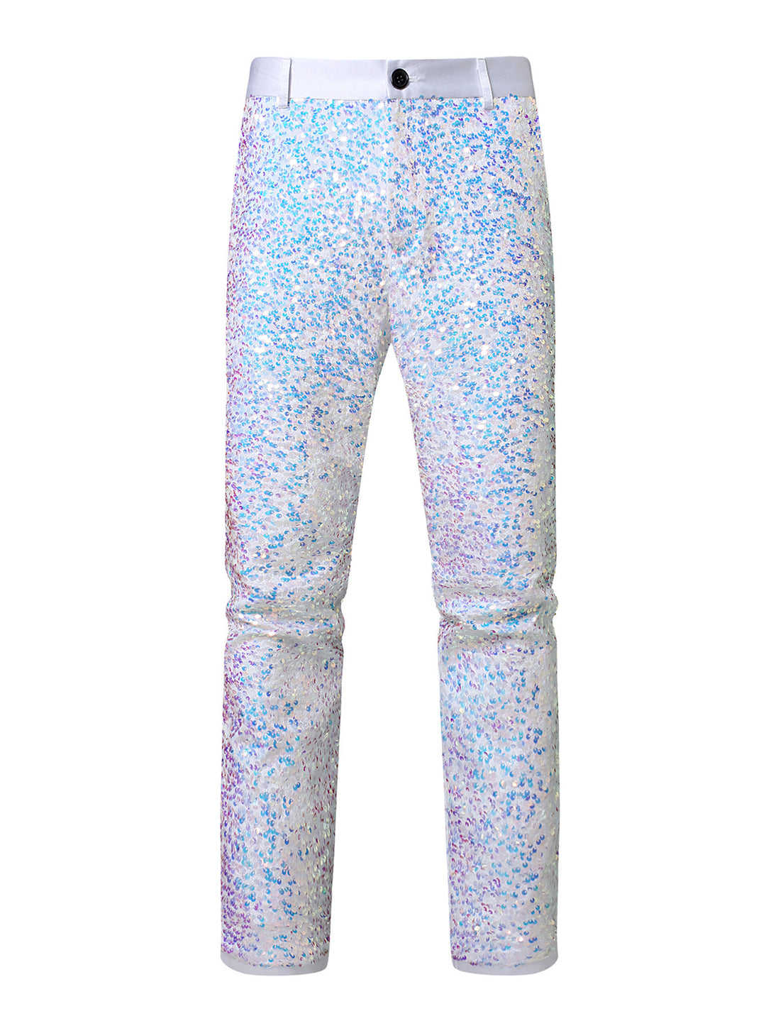 Men's sequin pants with shimmering effects Lisslune