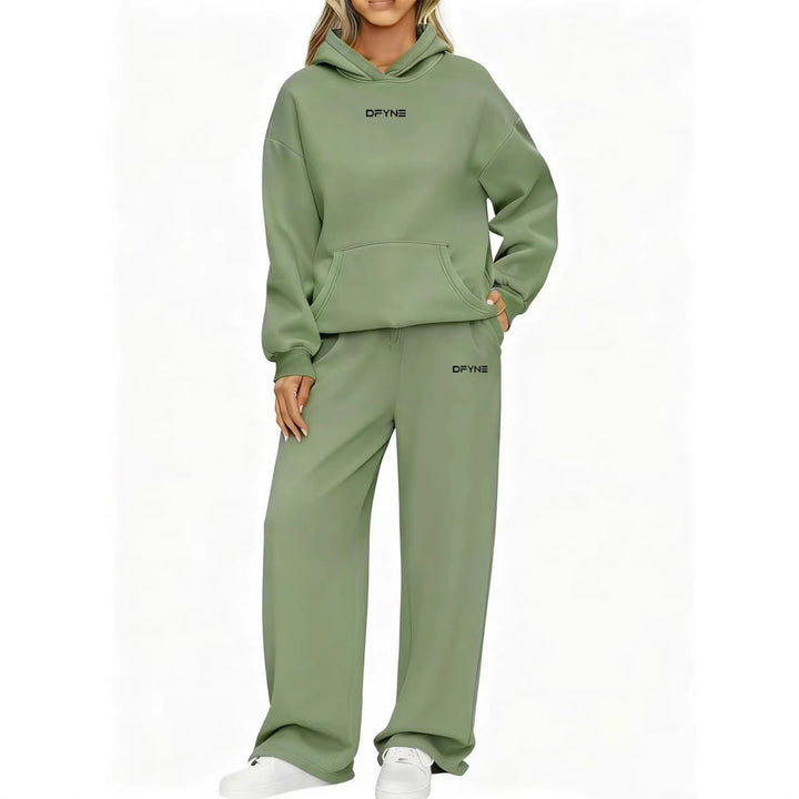 Women's casual jogging suit made of soft sweat material Lisslune