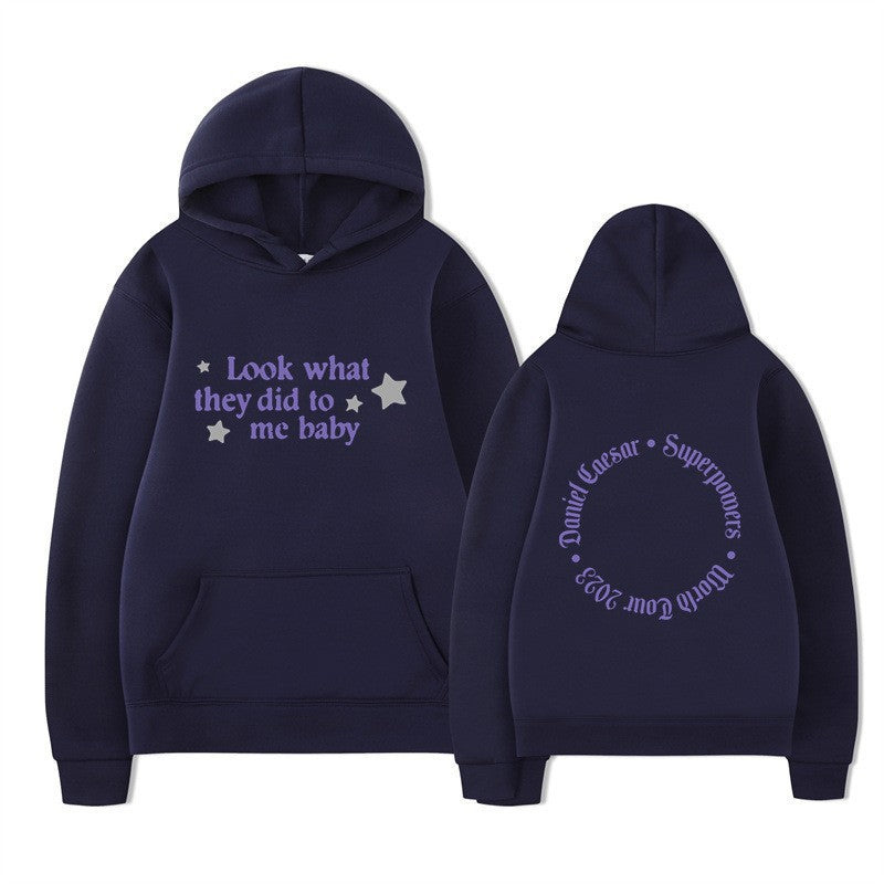 Women's hooded sweatshirt with creative slogan and unique design Lisslune