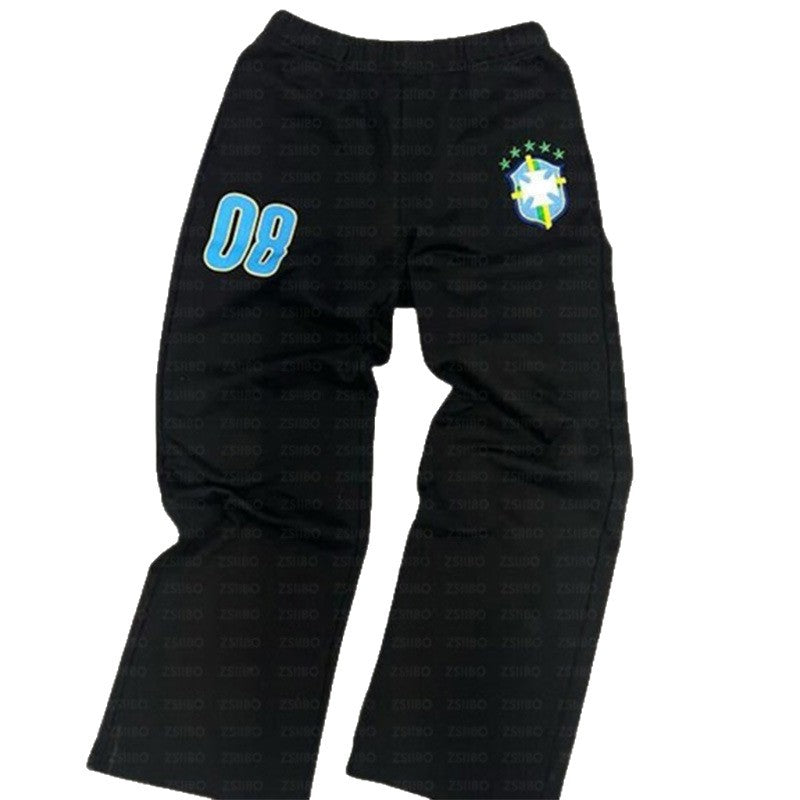 Women’s sporty jogging pants with practical side pockets and elastic waistband Lisslune