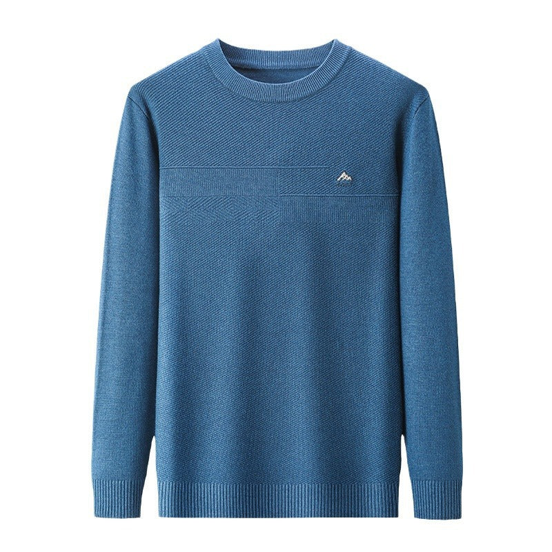 Men's knitted sweater with modern ribbed pattern Lisslune