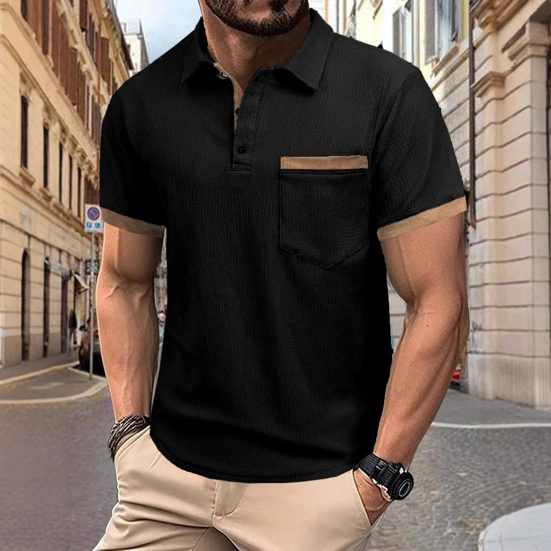 Men's Short Sleeve Polo Shirt Lisslune