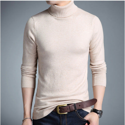 Men's turtleneck sweater made from high-quality wool Lisslune