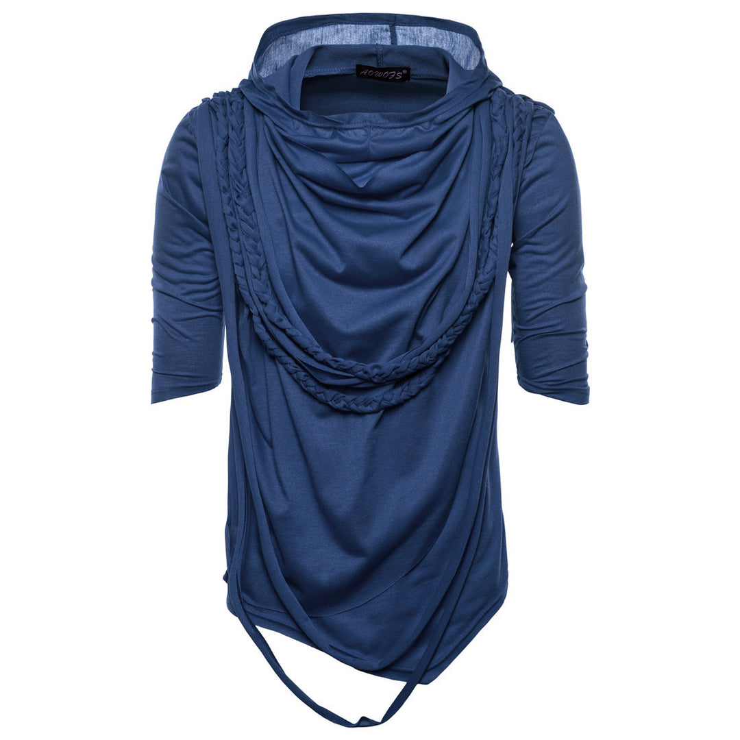 Men's hoodie with innovative design and unique draping Lisslune