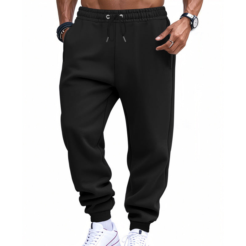 Men's Athletic Jogging Pants with Elastic Waistband and Side Pockets Lisslune