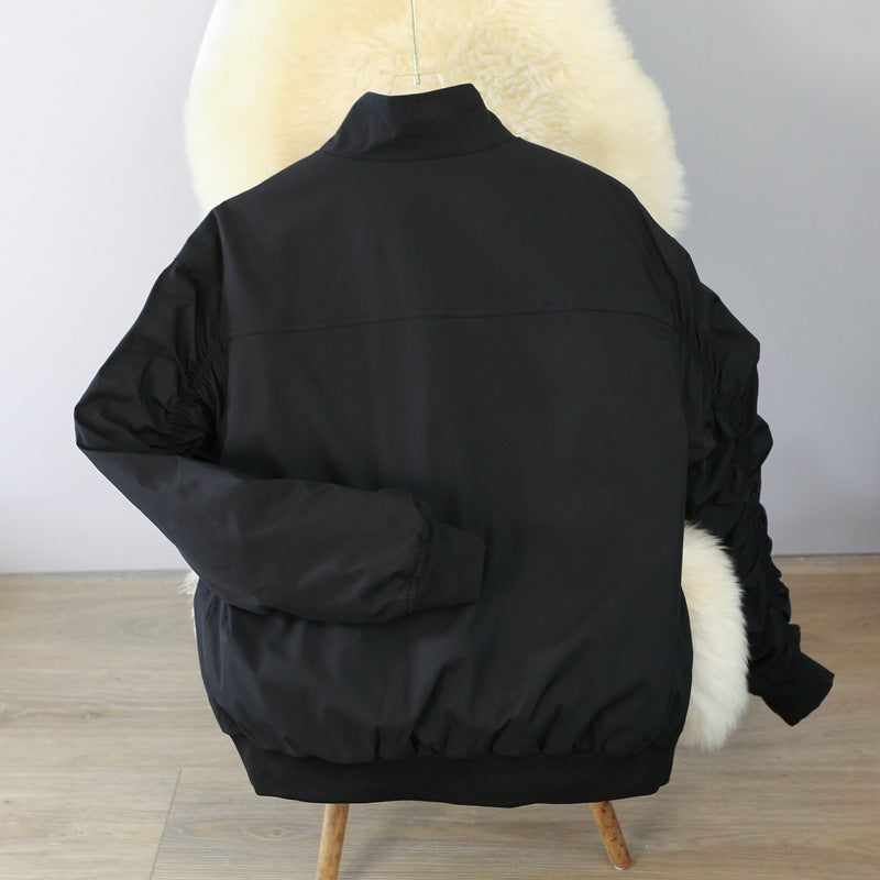 Men's transitional jacket with elastic arm openings and practical pockets Lisslune