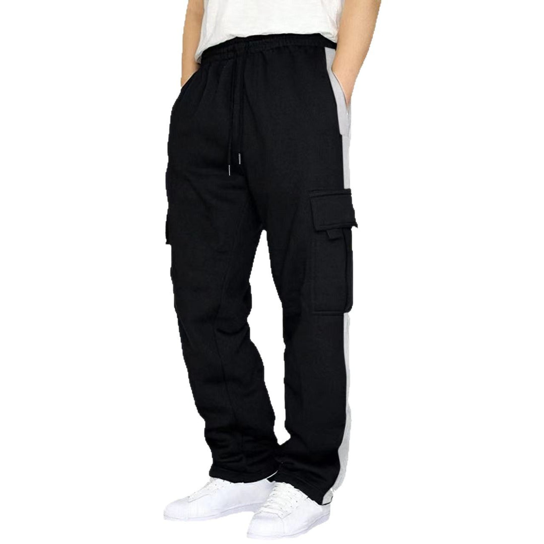 Men's cargo pants with practical side pockets and elastic waistband Lisslune
