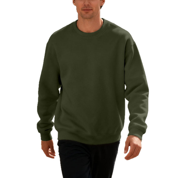 Men's comfortable sweatshirt with relaxed-fit cut and elastic cuffs Lisslune