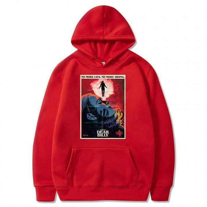 Women's hooded sweatshirt with creative film motif and cozy kangaroo pocket Lisslune