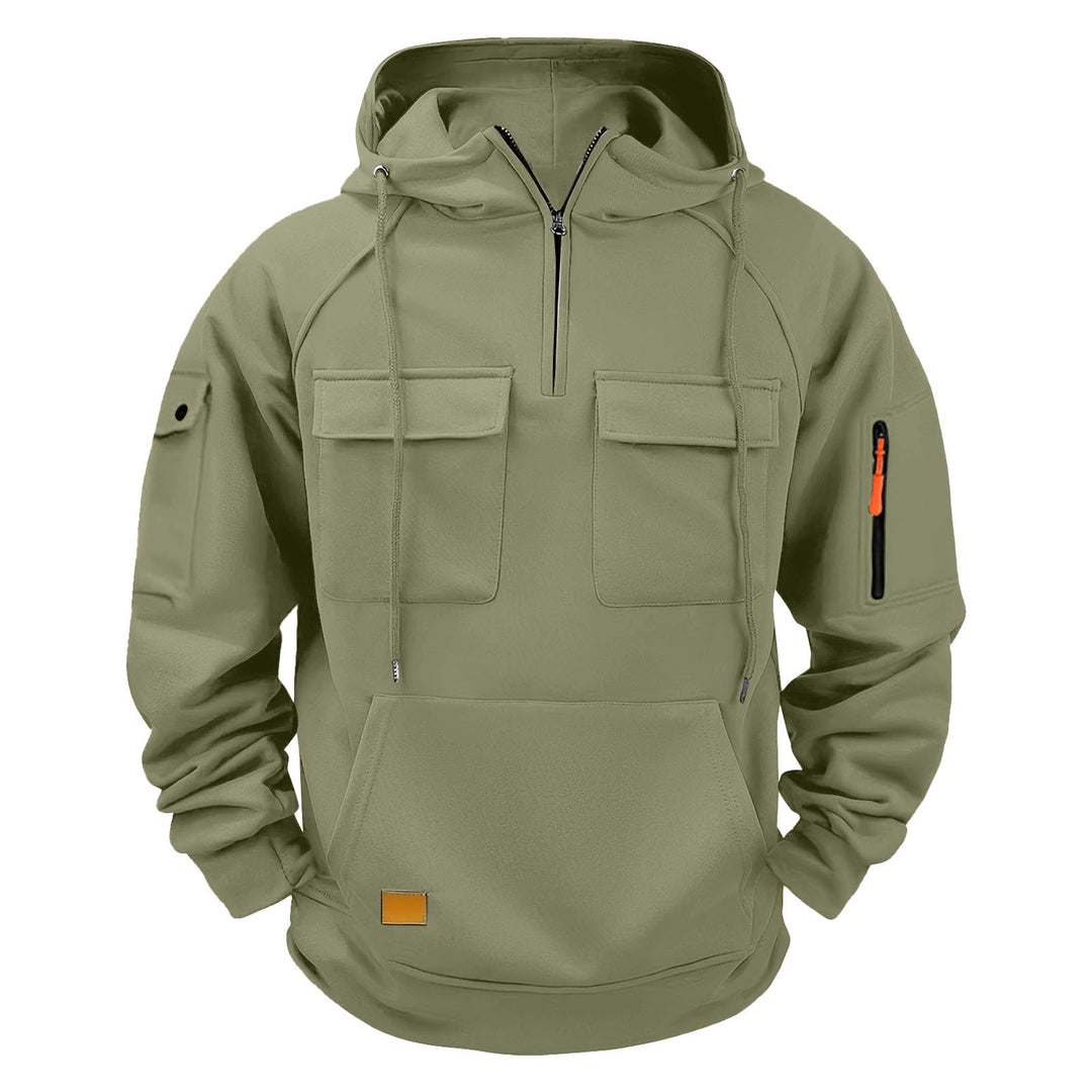 Men's hoodie with practical pockets and sporty design Lisslune