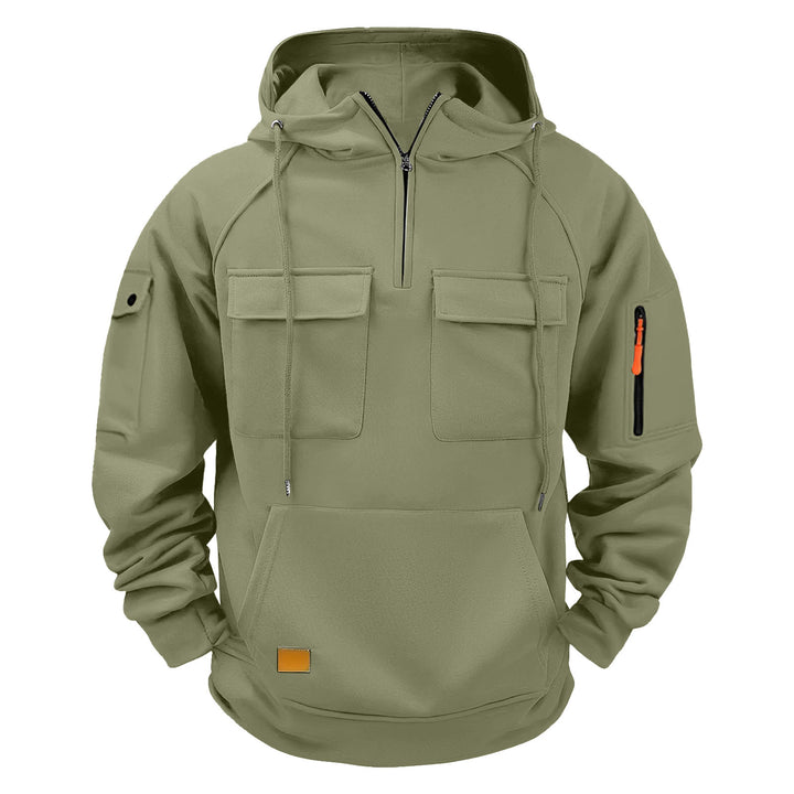Men's hoodie with practical pockets and sporty design Lisslune