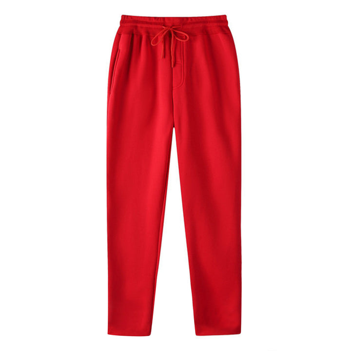 Men's sporty casual pants with elastic waistband and practical side pockets Lisslune