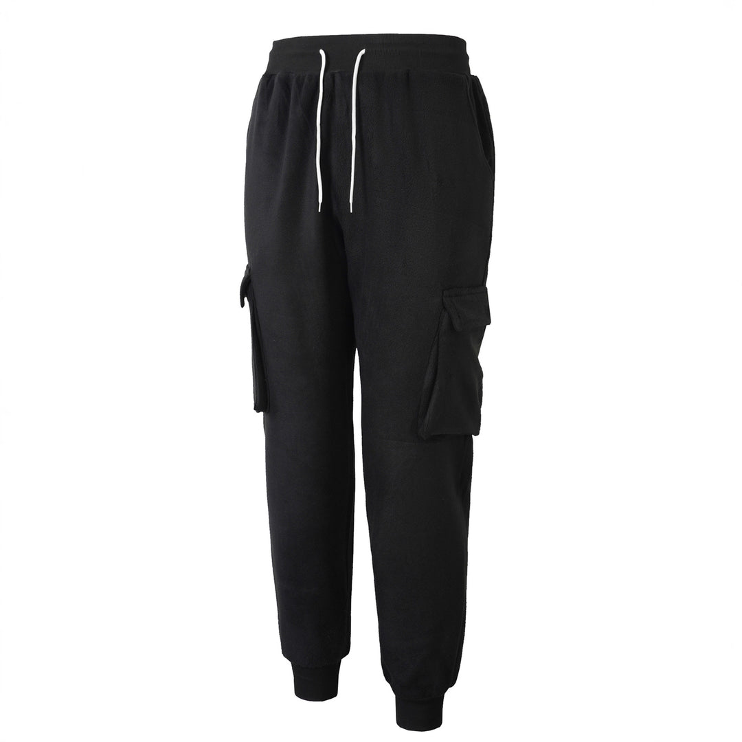 Men's Fleece Cargo Pants Lisslune