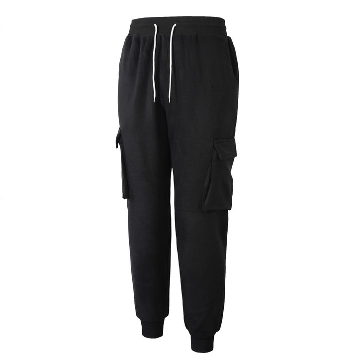 Men's Fleece Cargo Pants Lisslune