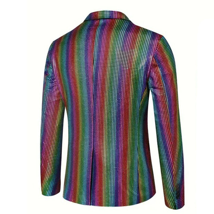 Men's glamorous sequin blazer in elegant design Lisslune
