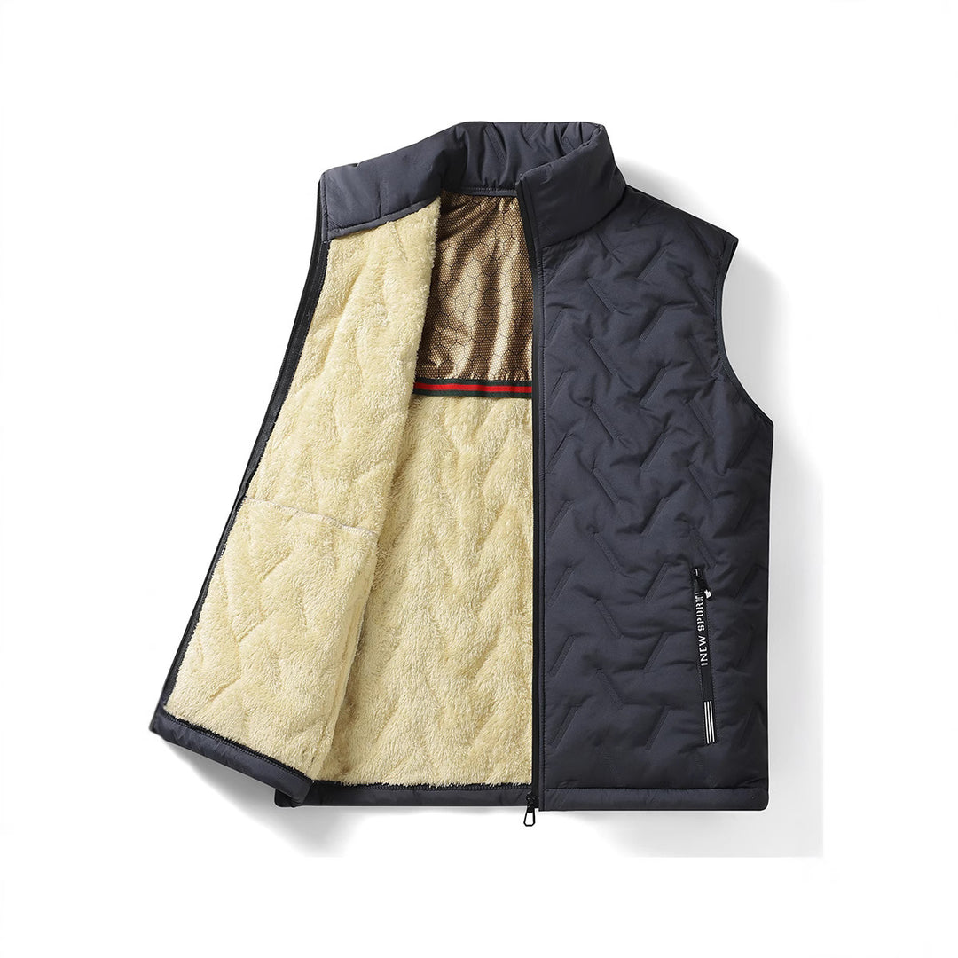 Men's Insulated Fleece Vest Lisslune