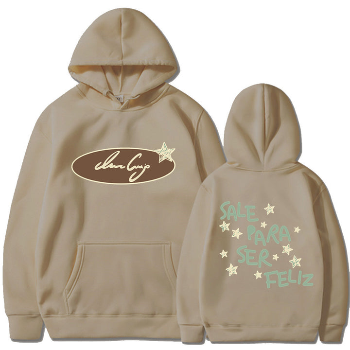 Women's hoodie sweatshirt with creative lettering and eye-catching design Lisslune