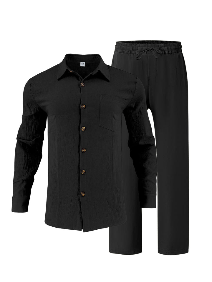 Men's elegant shirt and casual pants set Lisslune