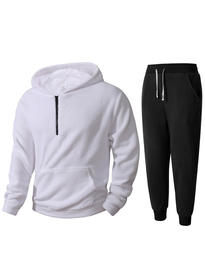 Men's Cozy Fleece Hoodie and Sweatpants Set Lisslune