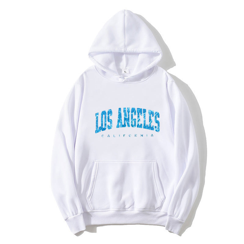 Women's hoodie with striking Los Angeles lettering Lisslune