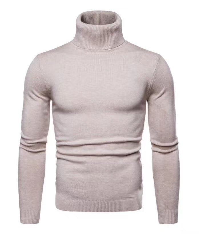 Men's turtleneck sweater made of high-quality cotton Lisslune