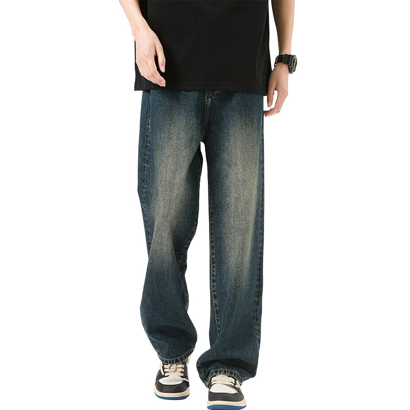 Men's wide jeans with a casual cut Lisslune