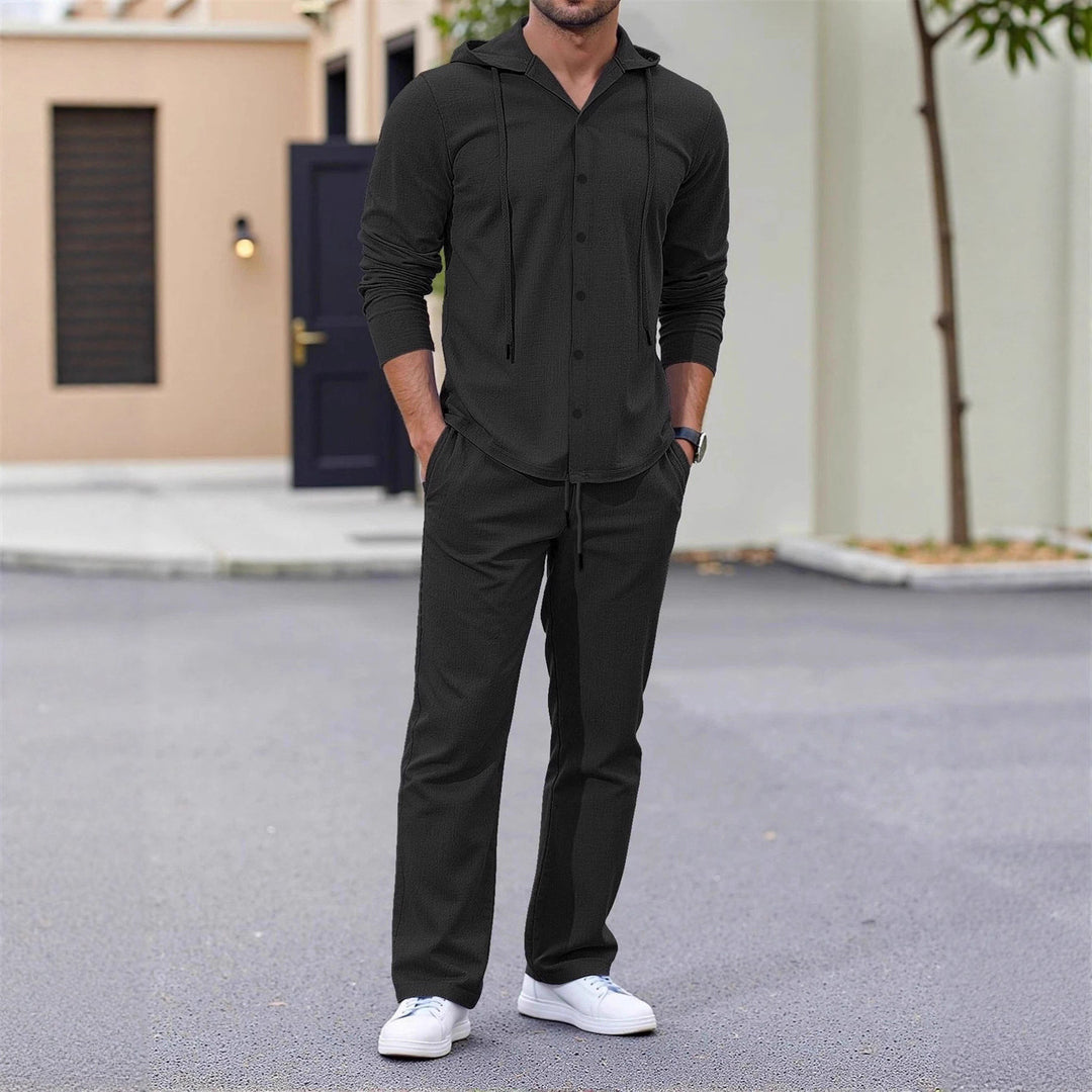 Men's sport top with full zip and lightweight joggers Lisslune
