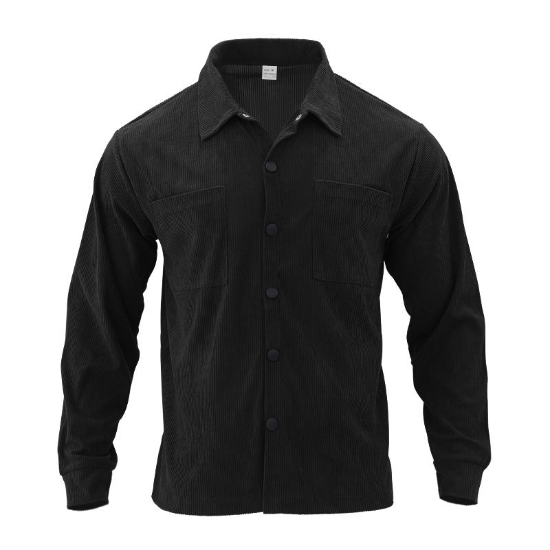 Men's checkered cotton jacket in a casual cut with practical pockets Lisslune