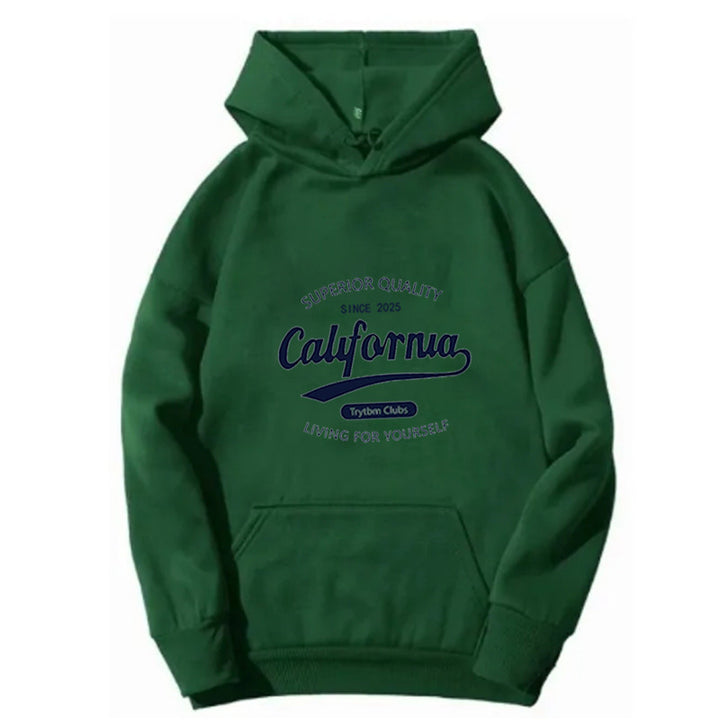 Women's casual hoodie with creative lettering Lisslune