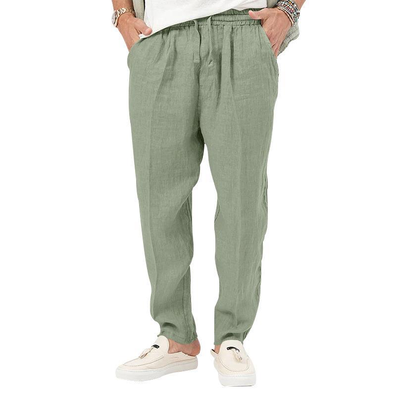 Men's loose linen pants Lisslune
