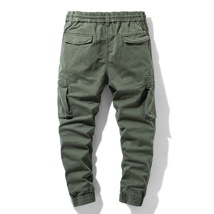Men's cargo pants with practical side pockets and elastic waistband Lisslune