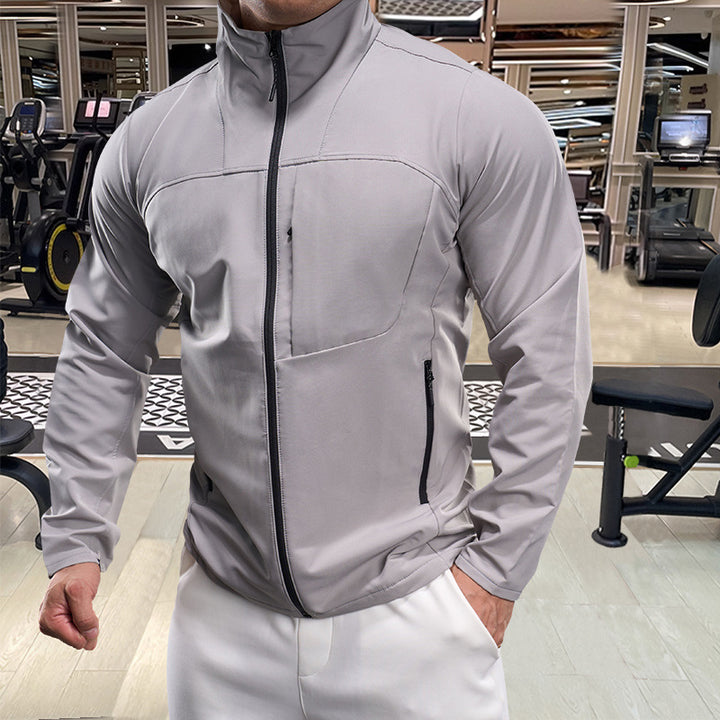Men's functional jacket with elastic inserts and improved breathability Lisslune