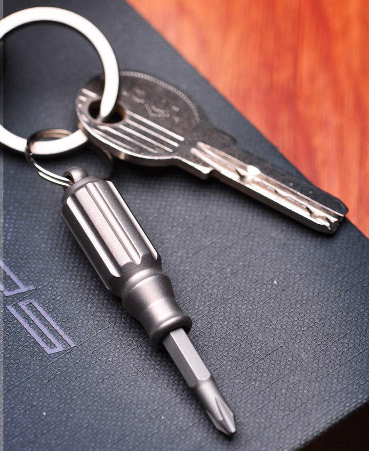 Lisslune | Mini Titanium EDC Screwdriver - Portable Palm Tool