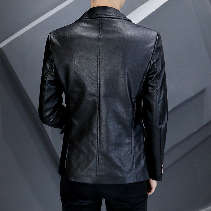 Men's Elegant Slim-Fit Blazer with Modern Accents Lisslune