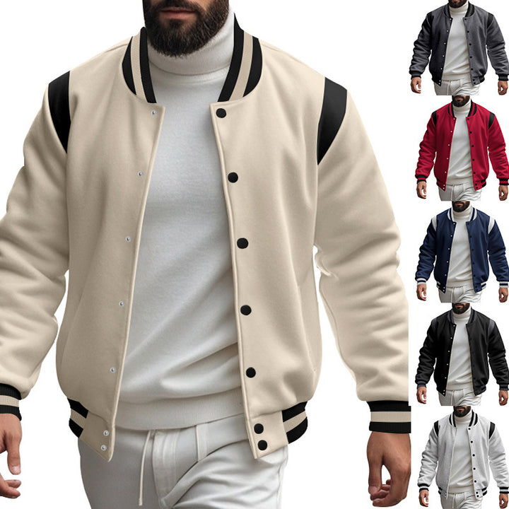 Men's stylish sweatshirt jacket in sports look Lisslune