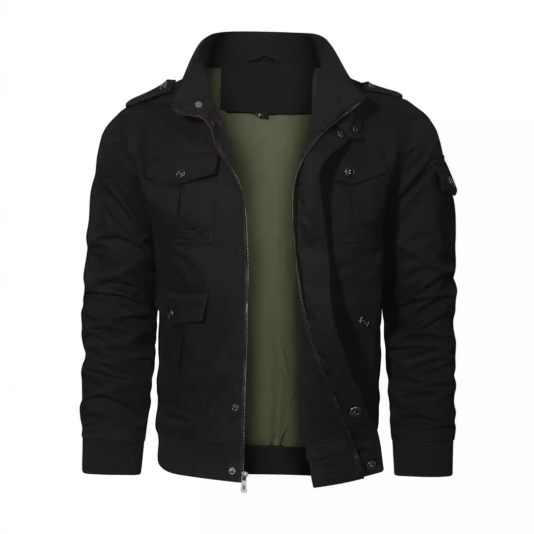 Men's Fashionable Utility Jacket with Practical Pockets Lisslune