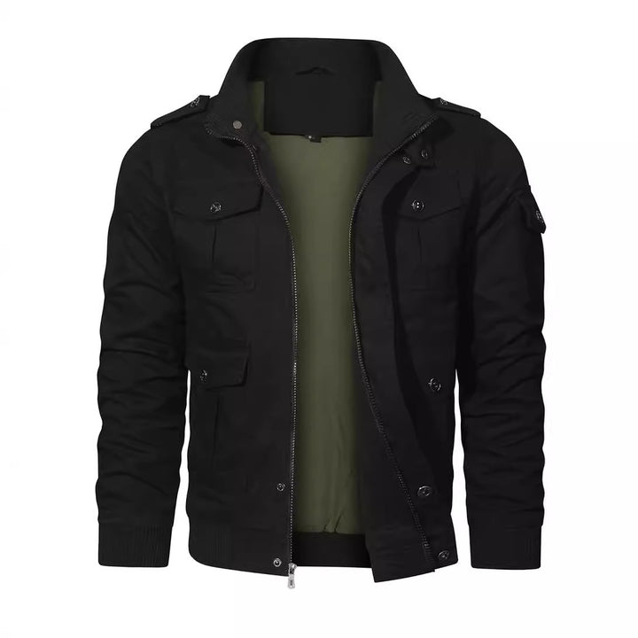 Men's Fashionable Utility Jacket with Practical Pockets Lisslune