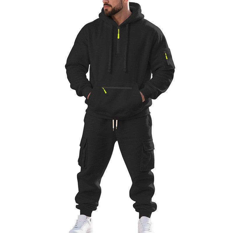 Men's tracksuit with practical pocket design Lisslune