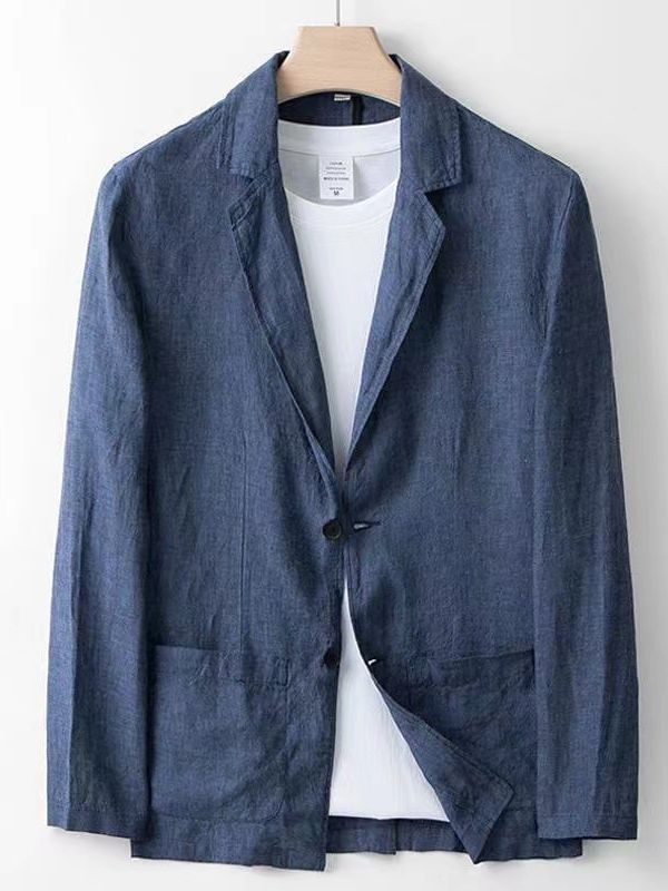 Men's casual suit set made of airy cotton Lisslune