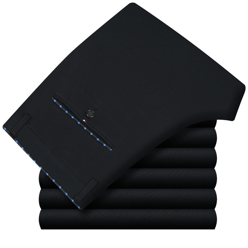 Men's Elegant Suit Pants with Stylish Pocket Design Lisslune