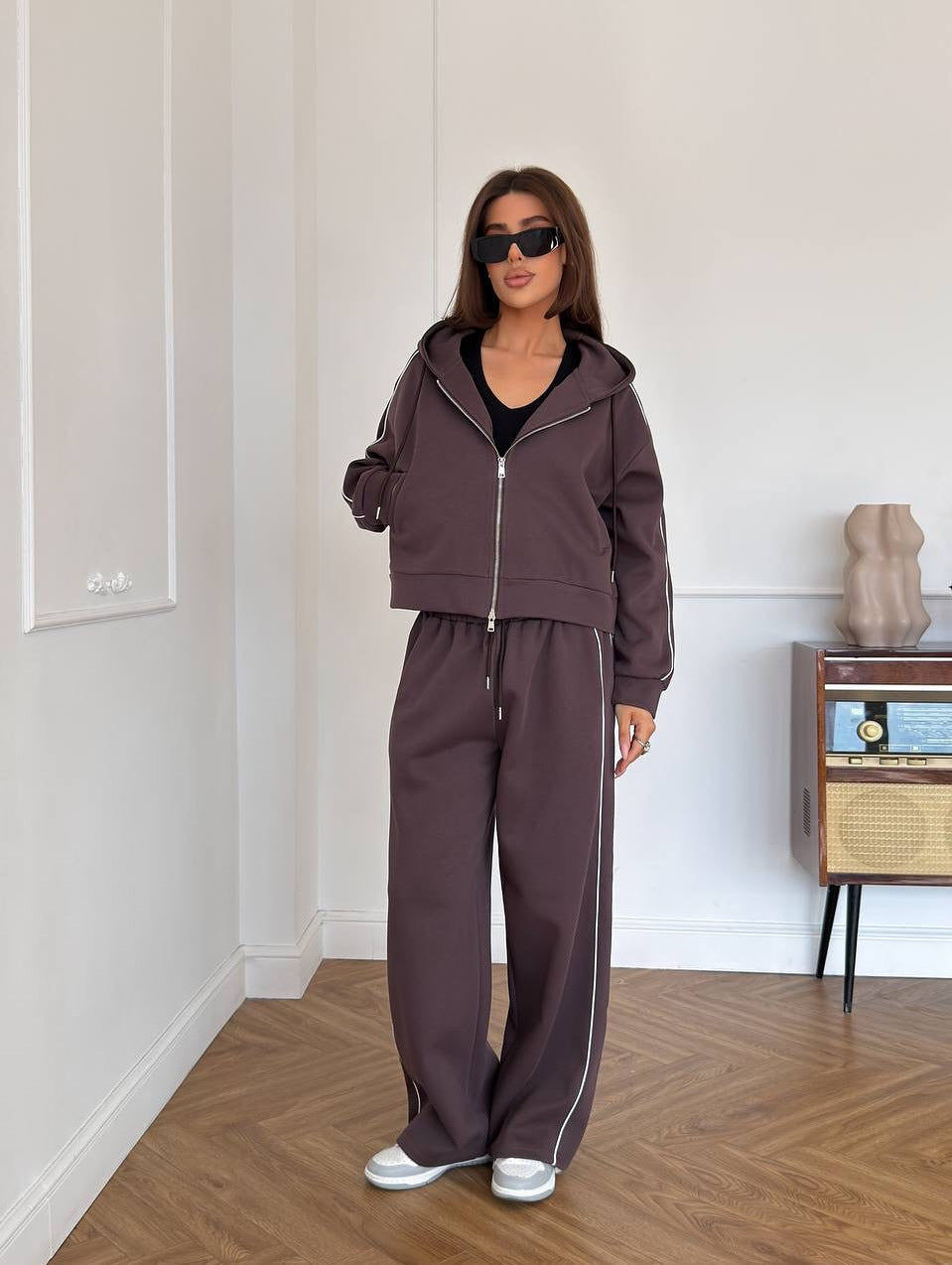 Women's sporty relax set made of high quality jersey Lisslune