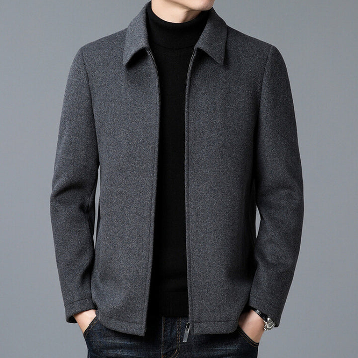 Men's Elegant Wool Jacket Lisslune